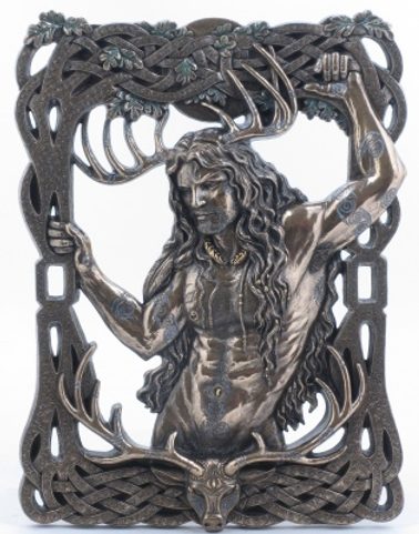 HORNED GOD CERNUNN, PLAQUE