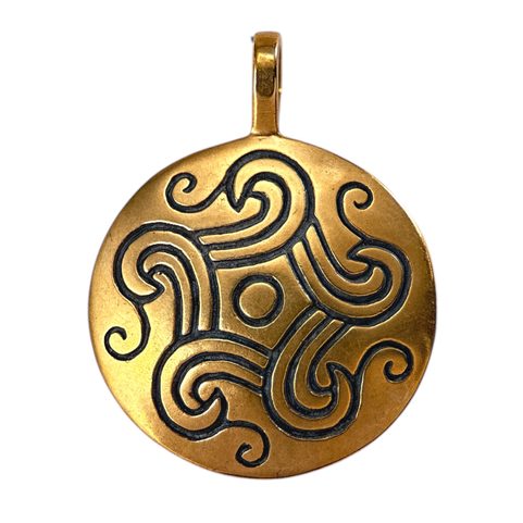 BRONZE AGE SUN, BRONZE PENDANT