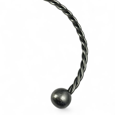 TORQUES, COLLIER CELTIQUE FORGÉ AVEC PERLES