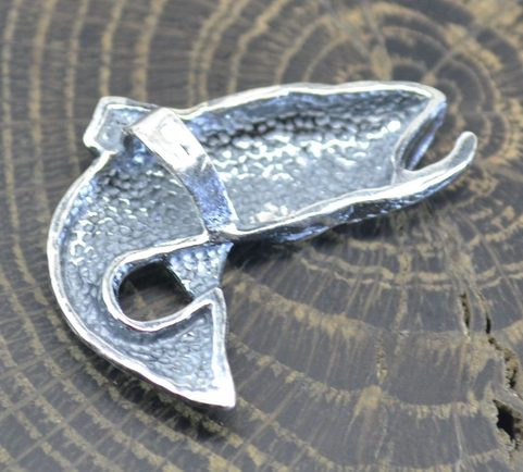 TROUT - FISH, PENDANT, STERLING SILVER