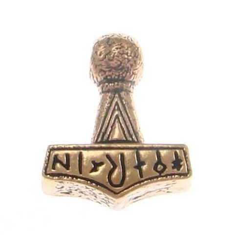 THOR'S HAMMER, BRONZE PENDANT