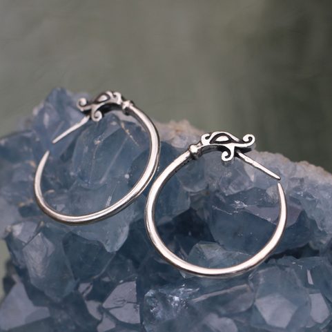 DRAGONS - SILVER EARRINGS, REPLICAS GOLDEN HORDE AG 925
