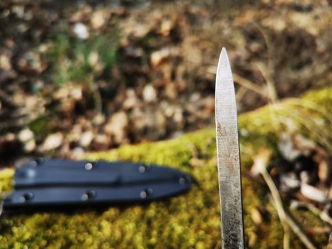 TOP DOG THROWING KNIFE + TACTICAL SHEATH