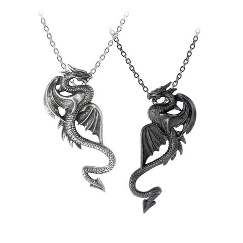 NECKLACE DRACONIC TRYST, ALCHEMY GOTHIC