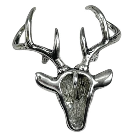 DEER, NECKLACE, STERLING SILVER