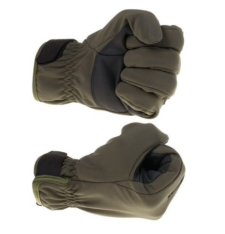 GLOVES SOFTSHELL GREEN CLAWGEAR