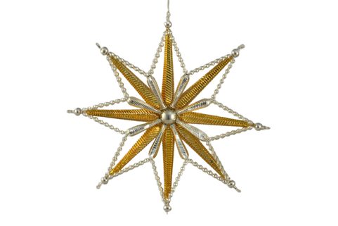 GOLDEN STAR OF MOUNTAINS, YULE DECORATION