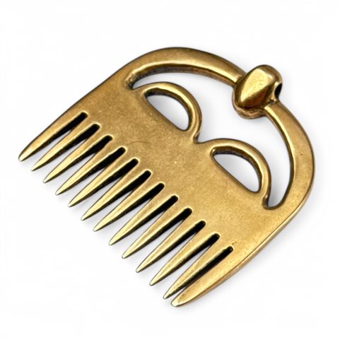 VIKING AGE BRONZE COMB, DENMARK