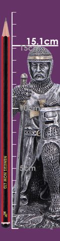 FIGUR EINES MITTELALTERLICHEN RITTERS, 15,1 CM
