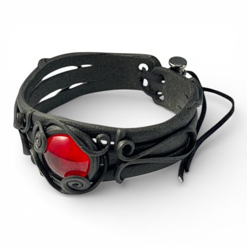 BRACELET EN VERRE OU BLEU