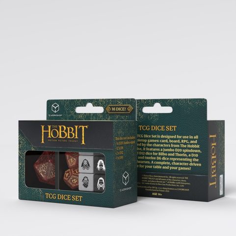 LE HOBBIT, JEU DE DÉS POUR LE JEU DE CARTES À COLLECTIONNER EMBER HEARTH