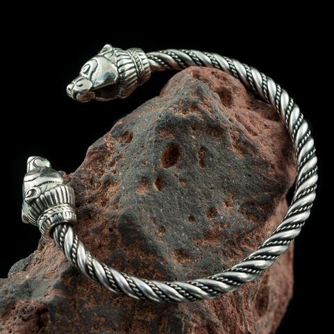 BERSERKER, OURS, BRACELET EN ARGENT