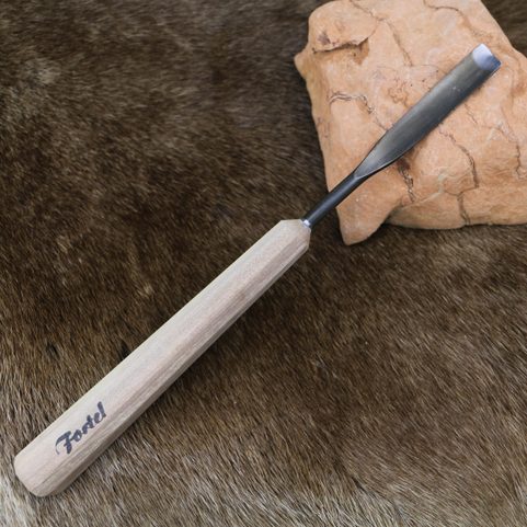 WOOD CHISEL, HAND FORGED, TYPE XVIII