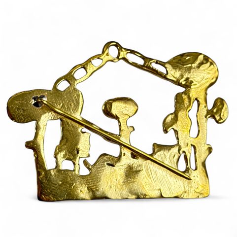FOLK FEAST, MEDIEVAL PILGRIM BADGE