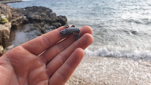 TROUT, FISH, FISHING PENDANT, ZINC ANTIQUE SILVER