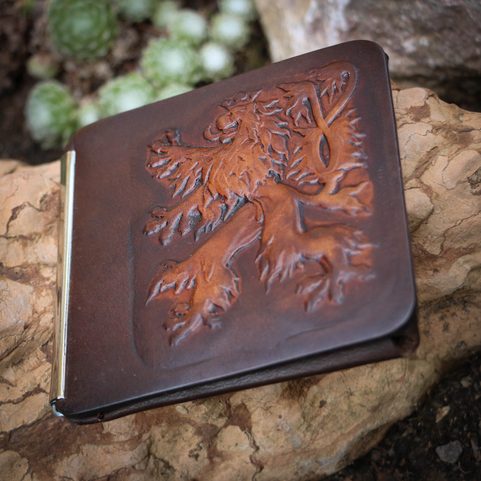 BOHEMIAN LION LEATHER WALLET