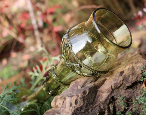 WEINGLAS, XVII. JAHRHUNDERT, TROPPAU, SCHLESIEN