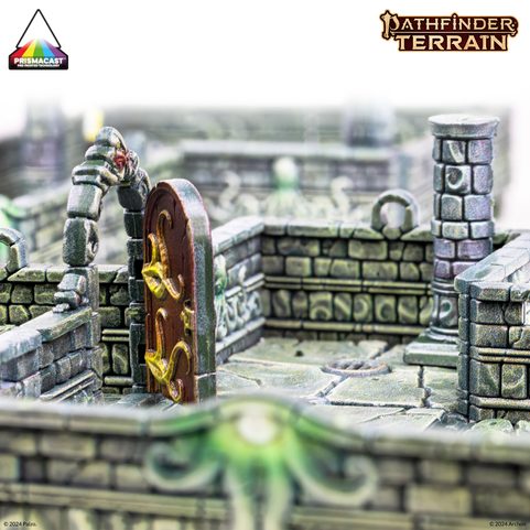 DUNGEONS & LASERS: PATHFINDER TERRAIN: ABOMINATION VAULTS PRE-PAINTED