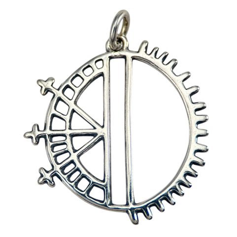 BEAIVI AND MANO, SUN AND MOON, SAMI PENDANT, SILVER 925
