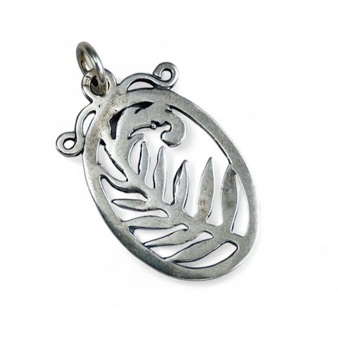 FERN, SILVER PENDANT