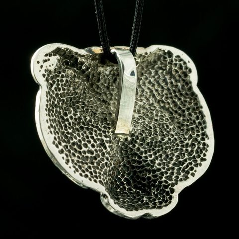 URSUS, BEAR PENDANT, STERLING SILVER