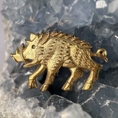 BOAR, MEDIEVAL PILGRIM BADGE