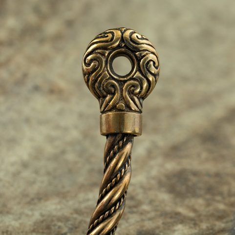 CELTIC CHIEFTAIN TORC, BRONZE TORQUES