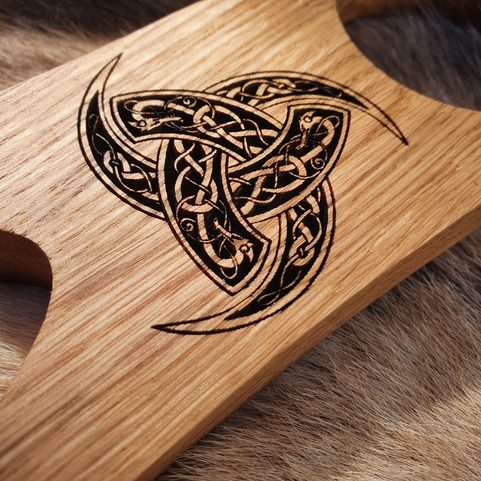 ECKSTÄNDER AUS HOLZ, EICHE