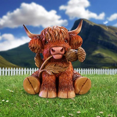 SCOTTISH COW, FIGURINE