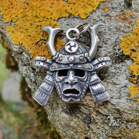 SAMURAI PENDENTIF EN ARGENT