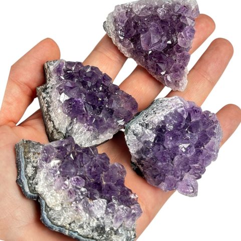 AMETYST, NATÜRLICHE AMETHYSTDRUSE