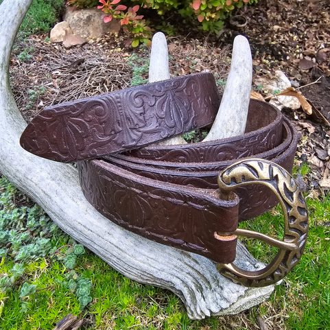 CEINTURE BAROQUE, CEINTURE EN CUIR