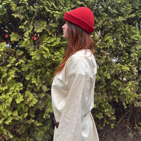 MEDIEVAL FELT HAT, WOOL