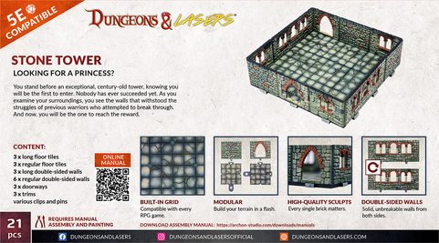 DUNGEONS & LASERS: STONE TOWER - LOOKING FOR A PRINCESS?