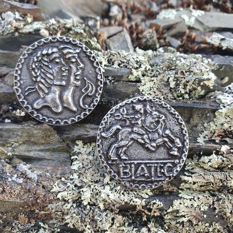BIATEC, CELTIC TETRADRACHM COIN