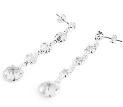 CRYSTAL, EARRINGS, GLASS, JEWELLERY