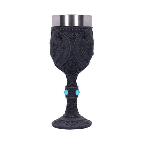 NIGHT WOLF GOBLET 19.5CM