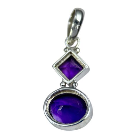 CAIRO, SILVER PENDANT, AMETHYST AG 925/1000