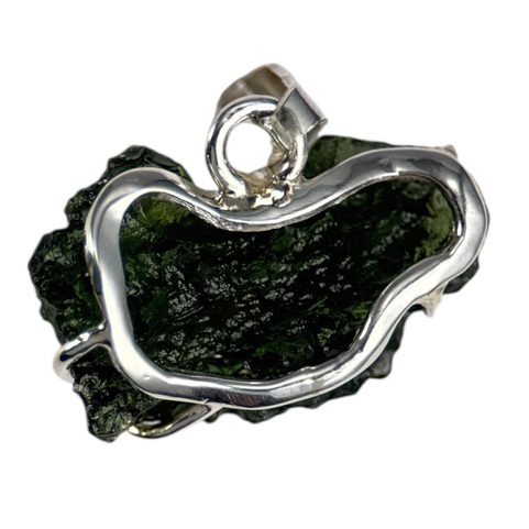 APPOLO, PENDANT - MOLDAVITE, SILVER 925/1000