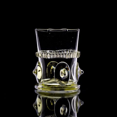 WHISKY GLASS, GREEN GLASS