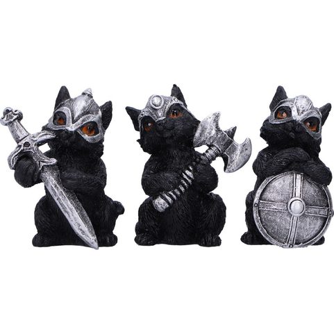 CAT CRUSADERS - SET OF 6 FIGURES