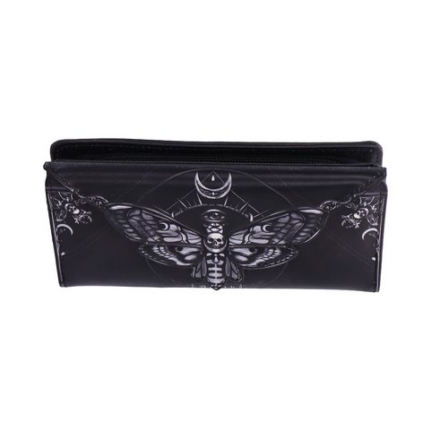 DEATH'S HEAD MOTH, WALLET 9,5 CM