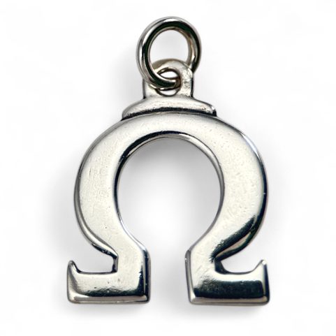 OMEGA, PENDANT, SILVER
