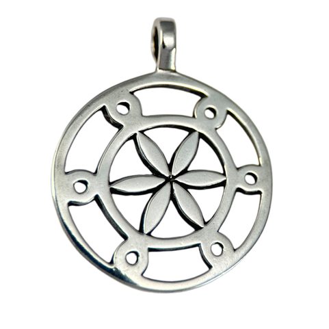 SLAVIC SUN, SILVER PENDANT