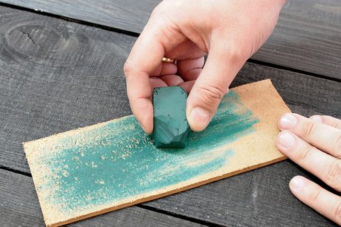 LEATHER STROP FOR POLISHING WITH P1 POLISHING COMPOUND