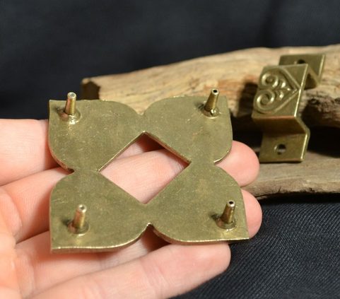 EARLY MEDIEVAL BELT BAG FITTINGS, SLAVIC OR VIKING