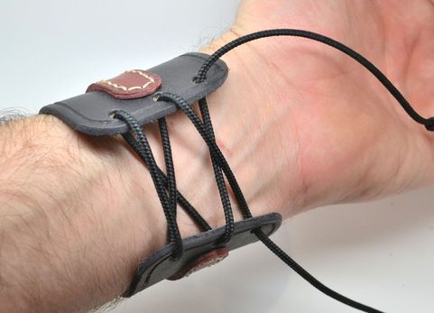 VIKING LEATHER BRACELET, THOR'S HAMMER - SCANIA