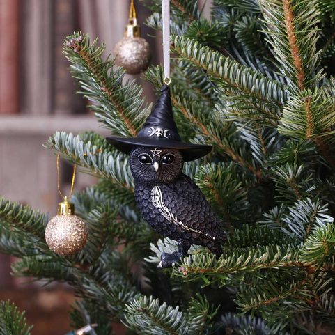 ORNEMENT SUSPENDU OWL 12CM