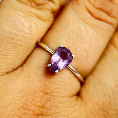 CIRI, RING, AMETHYST SILVER 925/1000