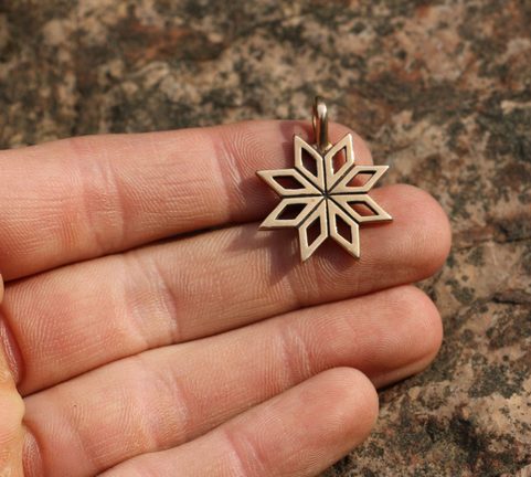 MORNING STAR VENUS, BRONZE PENDANT